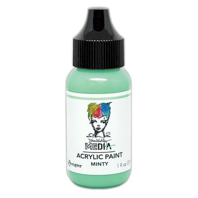 Dina Wakley - Peinture acrylique «Minty» 1oz