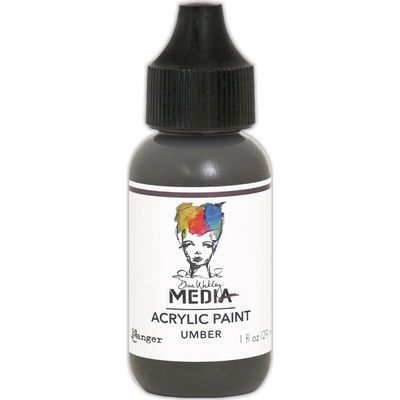 Dina Wakley - Peinture acrylique «Umber» 1oz