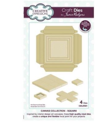 Creative Expressions - Dies «Square 3D» 4 pièces