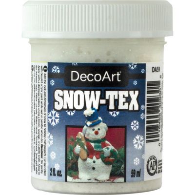 DecoArt - Pâte brillante «Snow-Tex» 59 ml