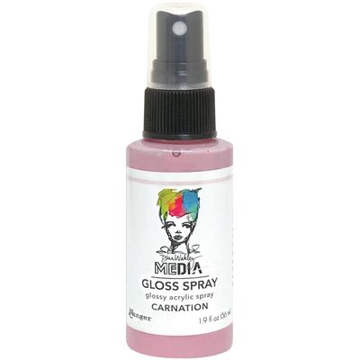 Dina Wakley - Acrylic Gloss Sprays couleur «Carnation» 2 oz