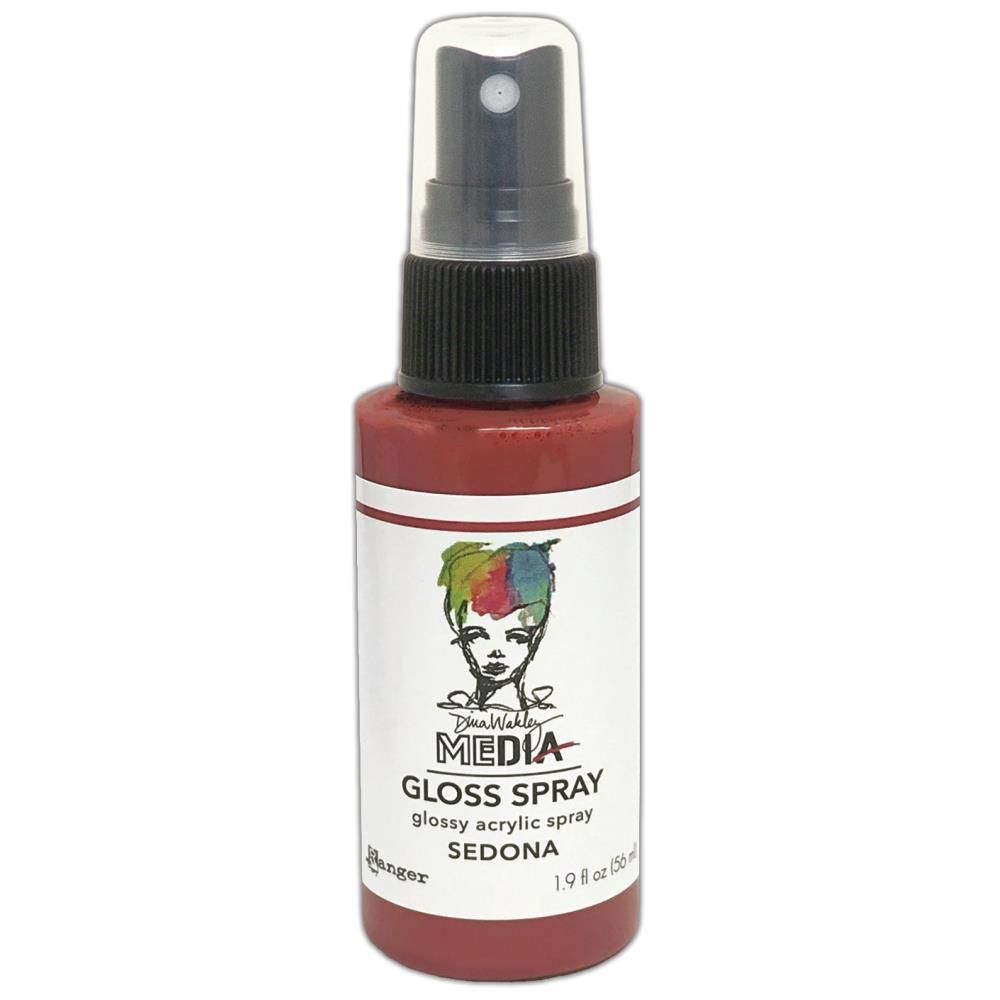 Dina Wakley - Acrylic Gloss Sprays couleur «Sedona» 2 oz