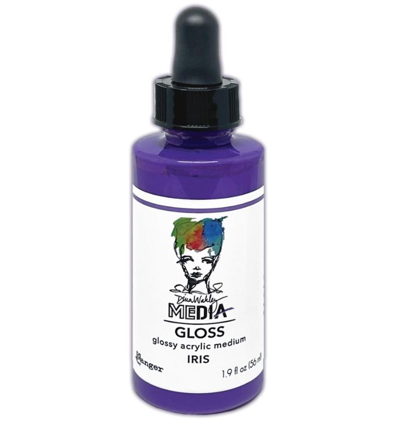Dina Wakley - Acrylic Gloss «Iris» 2 oz