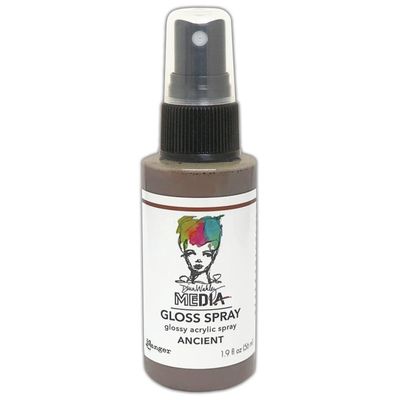 Dina Wakley - Acrylic Metallic Gloss Sprays couleur «Ancient» 2 oz