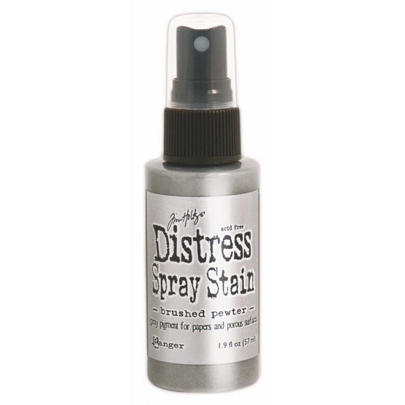 Distress - Spray Stain «Brushed Pewter» 1.9oz