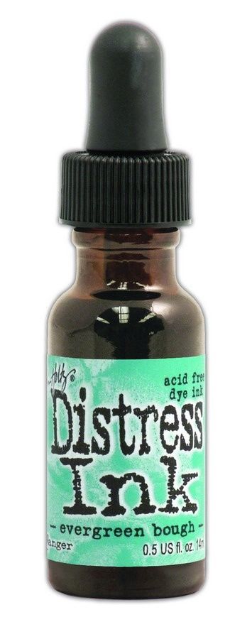 Distress ink Reinkers - Tim Holtz- couleur «Evergreen Bough»