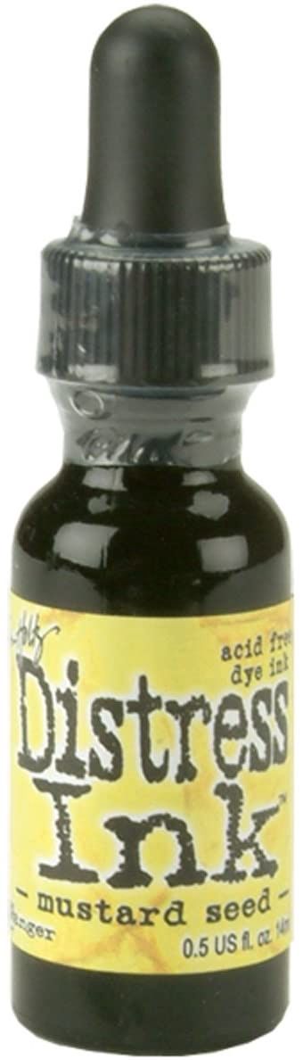 Distress ink Reinkers - Tim Holtz- couleur «Mustard Seed»