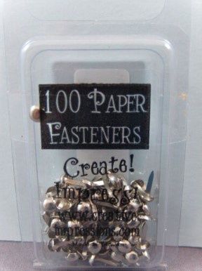 Create! Impress! - Attaches parisienne Argent mini en métal 100 pièces