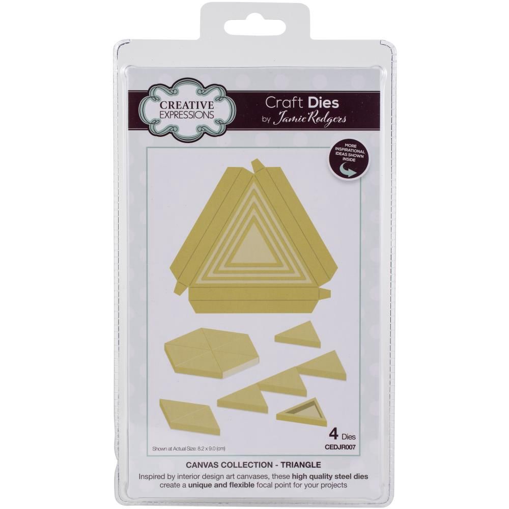 Creative Expressions - Dies «Triangle 3D» 4 pièces