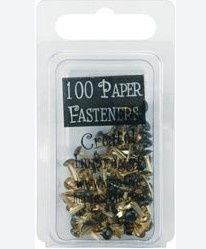 Create! Impress! - Attaches parisienne Noir mini en métal 100 pièces