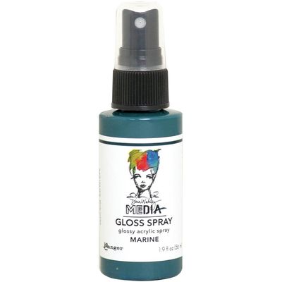 Dina Wakley - Acrylic Gloss Sprays couleur «Marine» 2 oz