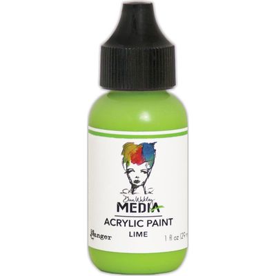 Dina Wakley - Peinture acrylique «Lime» 1oz