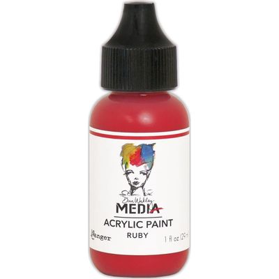 Dina Wakley - Peinture acrylique «Ruby» 1oz