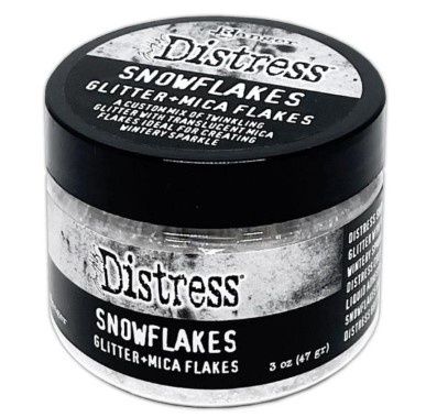 Distress - Snowflakes glitter and mica flakes