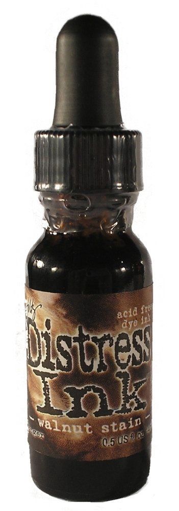 Distress ink Reinkers - Tim Holtz- couleur «Walnut Stain»