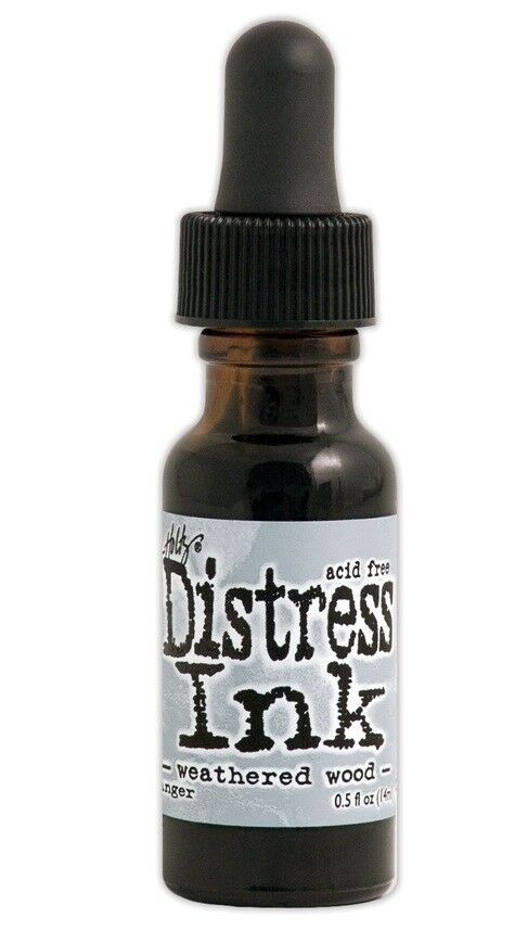 Distress ink Reinkers - Tim Holtz- couleur «Weathered Wood»