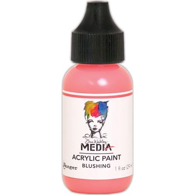 Dina Wakley - Peinture acrylique «Blushing» 1oz