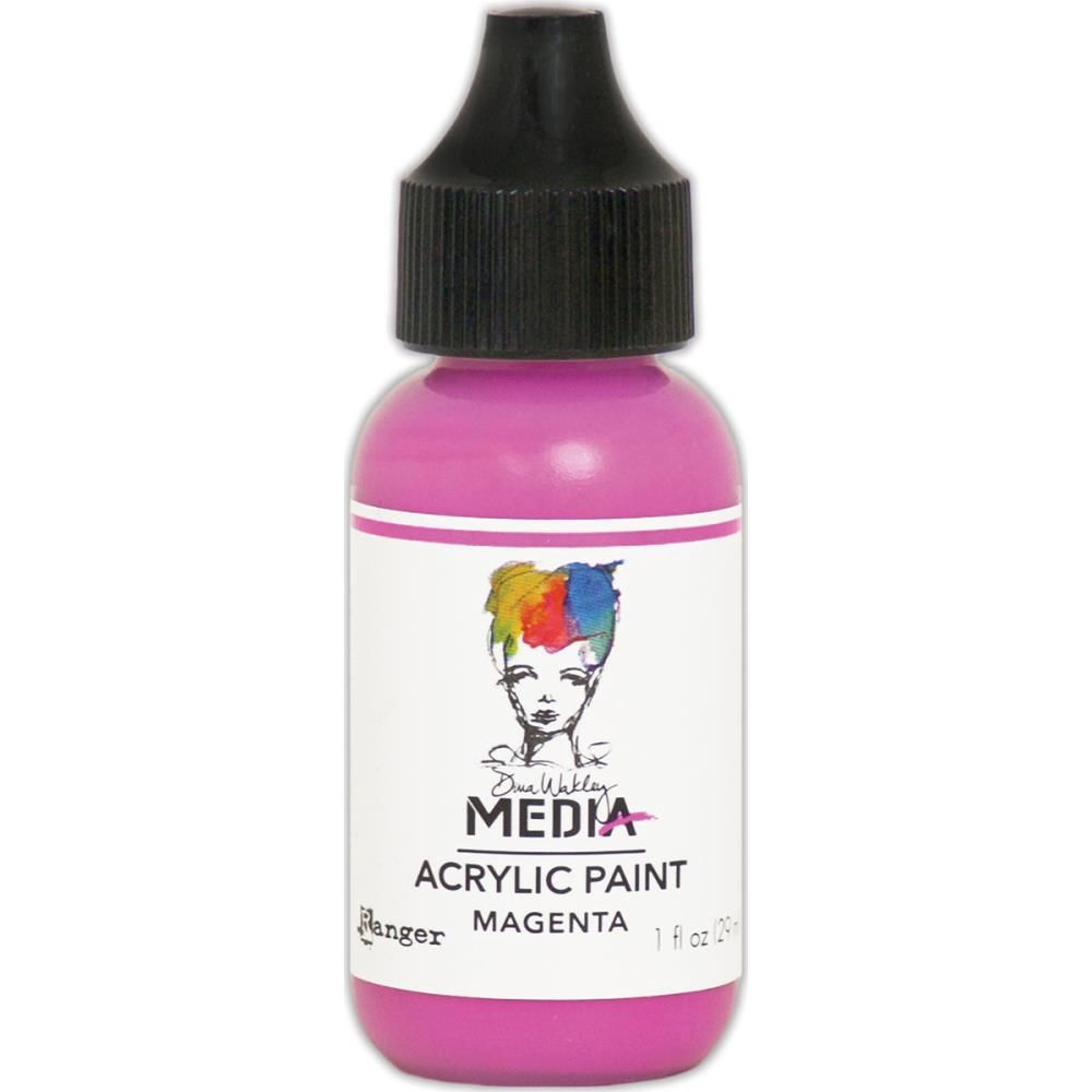 Dina Wakley - Peinture acrylique «Magenta» 1oz
