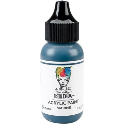 Dina Wakley - Peinture acrylique «Marine» 1oz