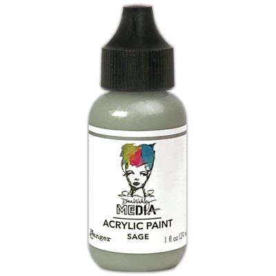 Dina Wakley - Peinture acrylique «Sage» 1oz