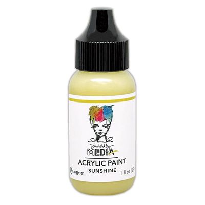 Dina Wakley - Peinture acrylique «Sunshine» 1oz