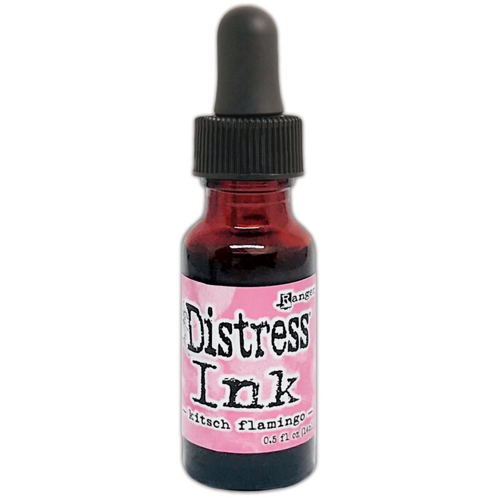 Distress ink Reinkers - Tim Holtz- couleur «Kitsch Flamingo»