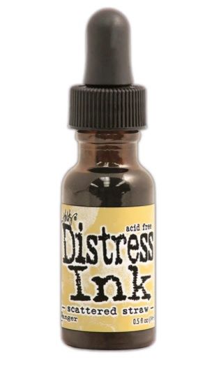 Distress ink Reinkers - Tim Holtz- couleur «Scattered Straw»