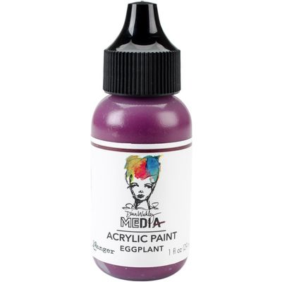Dina Wakley - Peinture acrylique «Eggplant» 1oz