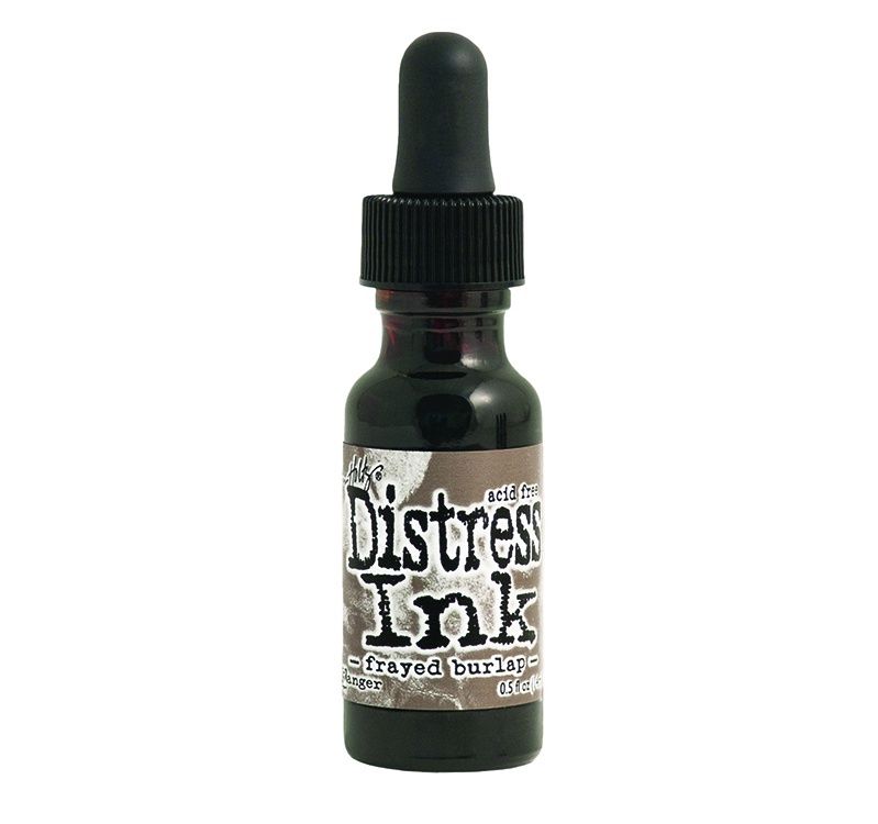 Distress ink Reinkers - Tim Holtz- couleur «Frayed Burlap»