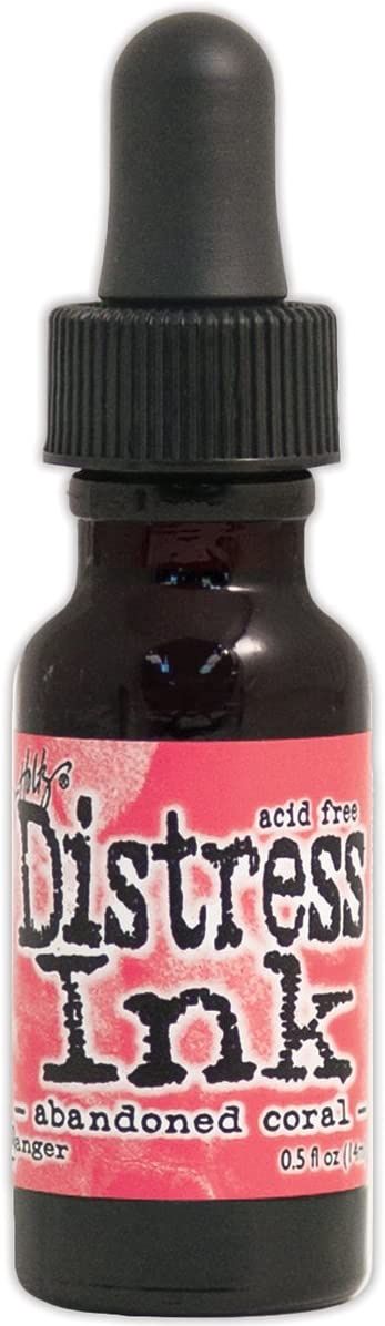 Distress ink Reinkers - Tim Holtz- couleur «Abandoned Coral»