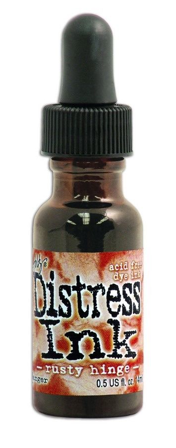 Distress ink Reinkers - Tim Holtz- couleur «Rusty Hinge»