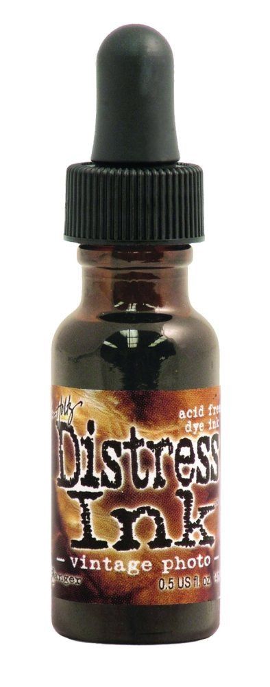 Distress ink Reinkers - Tim Holtz- couleur «Vintage Photo»