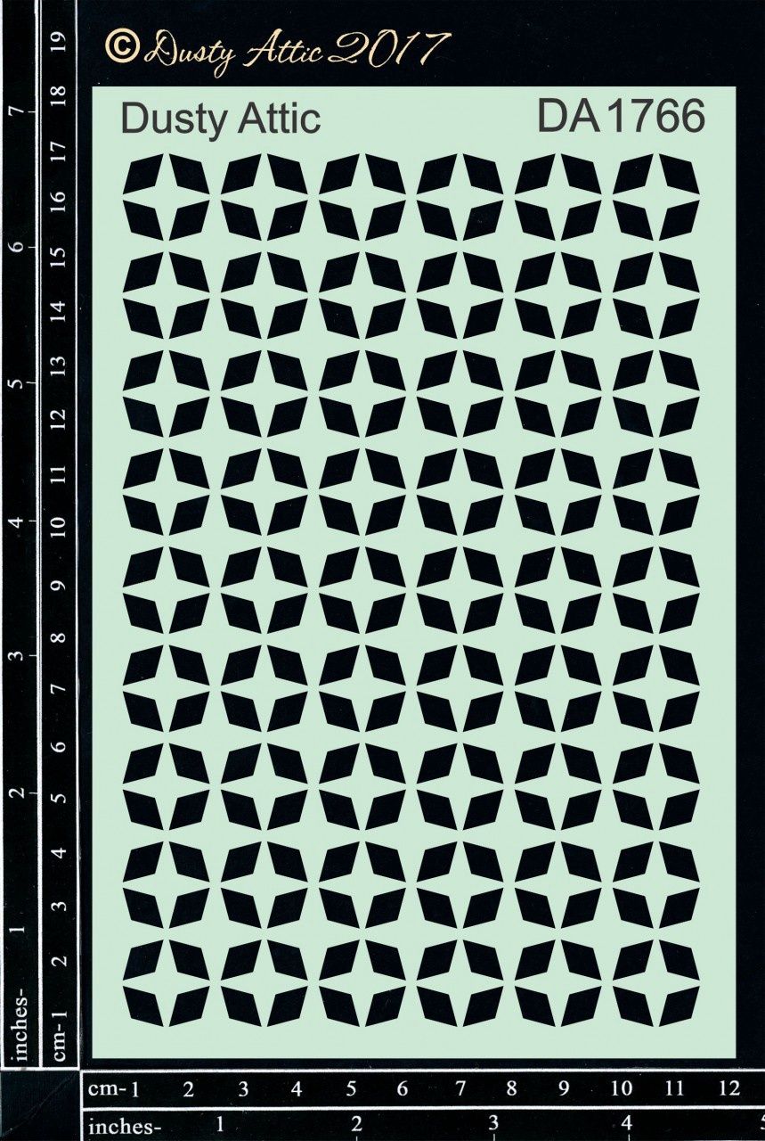 Dusty Attic - Stencil 4" X 6" Mosaic