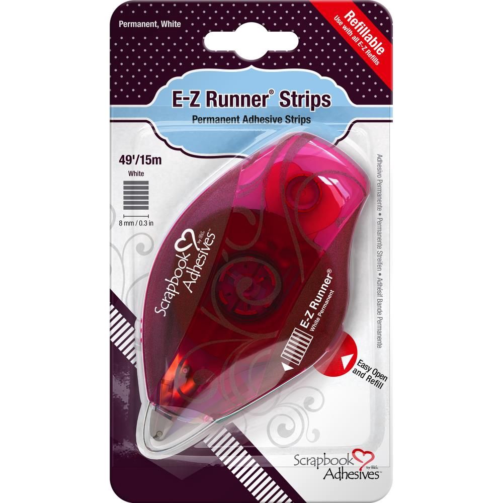 E-Z Runner - Distributeur rechargeable de ruban adhésif réutilisable 15m