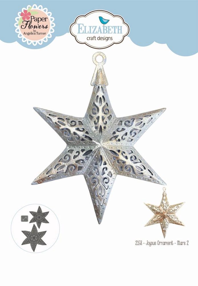LIQUIDATION!!! Elizabeth Craft - Dies Joyous ornament Stars 2 ( le prix indiqué est déjà réduit de 40%)