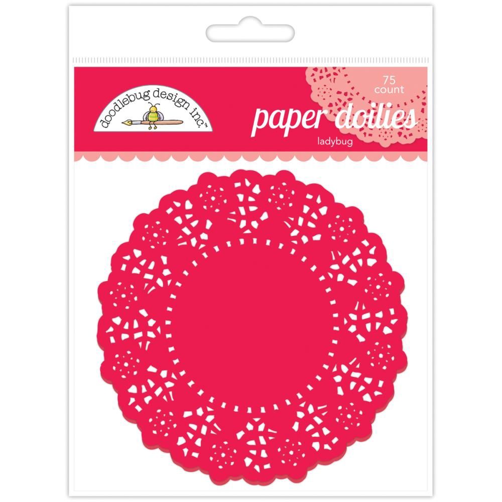 Doodlebug- « Lady bug paper doilies» 75 pcs