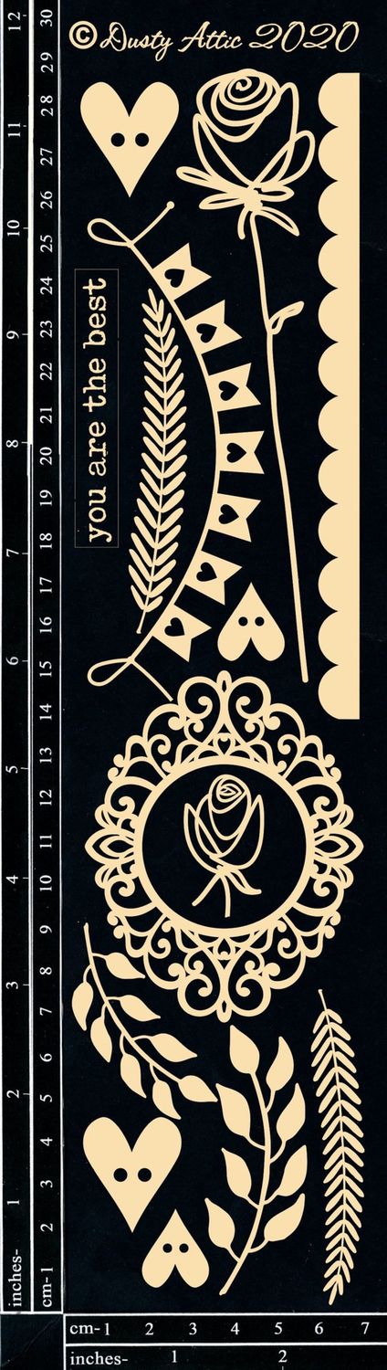 Dusty Attic - Chipboard Creative Layer #8