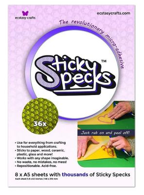Ecstacy Craft - «Sticky Specks micro adhesive» 8 feuilles