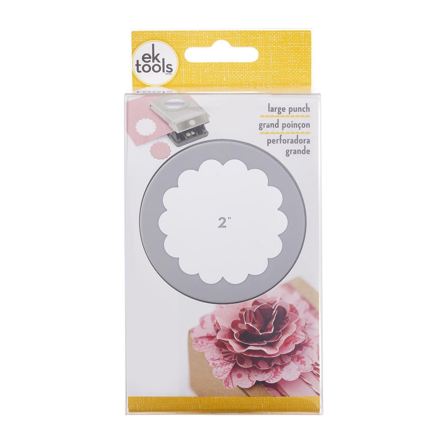 EK Tools - Poinçons format large «Scallop Circle 2"»