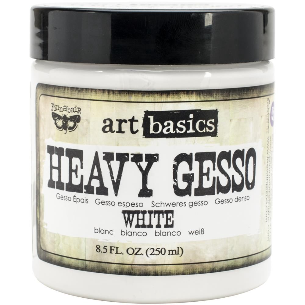 Finnabair - «Heavy Gesso» blanc 8.5oz