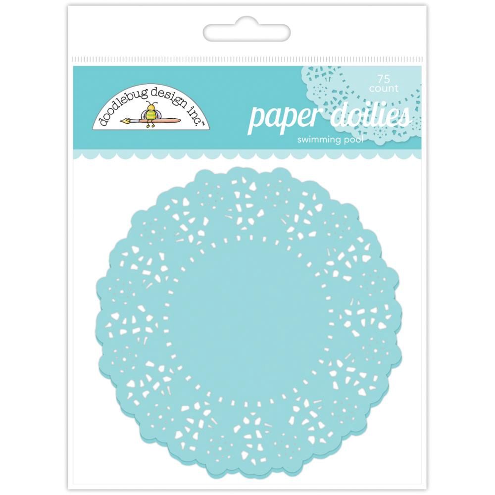 Doodlebug- « Swimming Pool paper doilies» 75 pcs