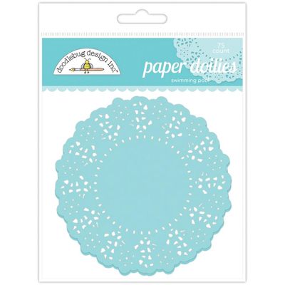 Doodlebug- « Swimming Pool paper doilies» 75 pcs