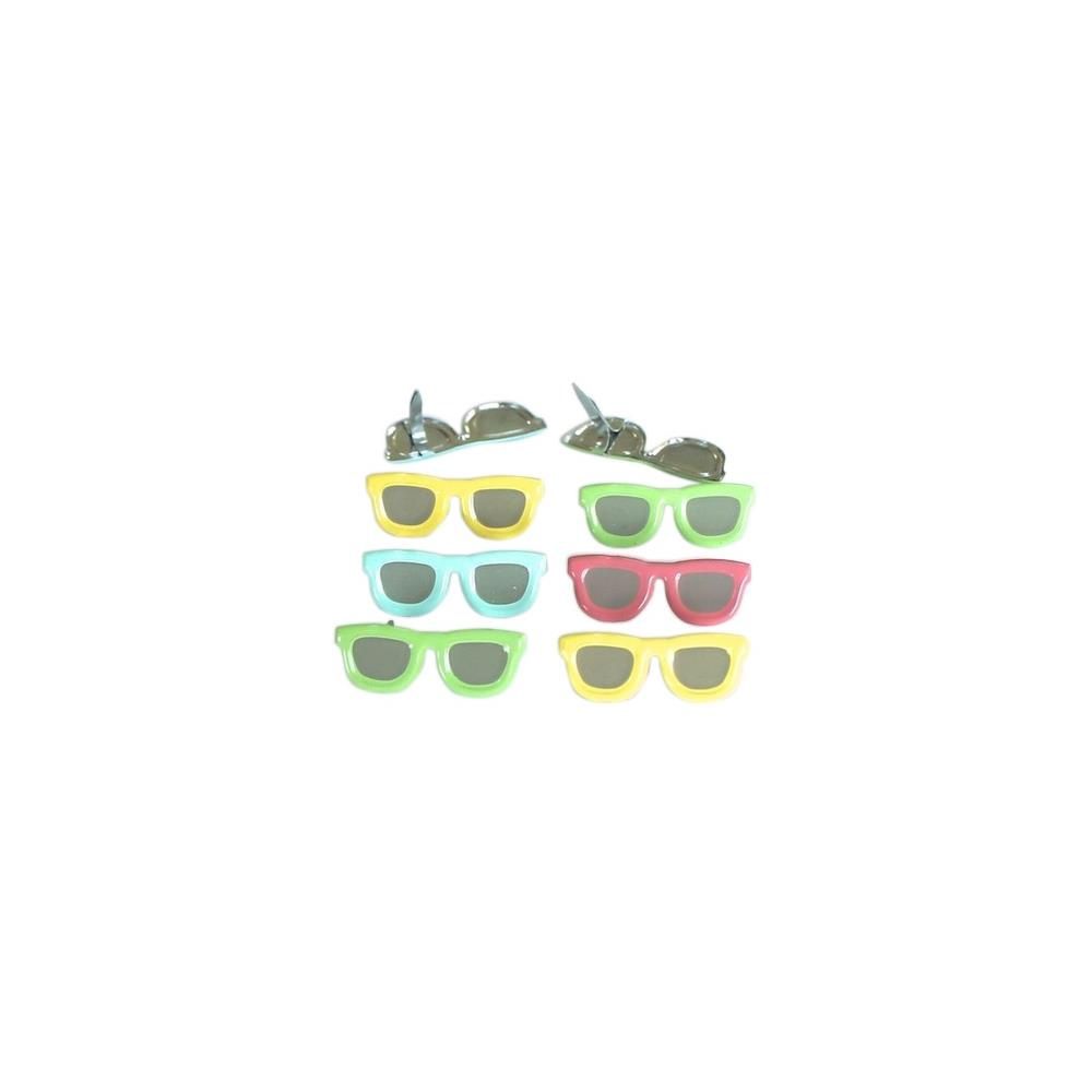 Eyelet Outlet - Brads «Pastel Sunglasses» 12 pièces
