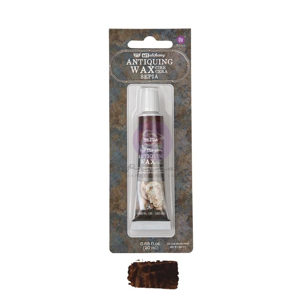 Finnabair - Art Alchemy cire antique couleur «Sepia»