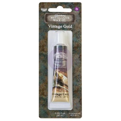 Finnabair - Art Alchemy cire brillante antique couleur «Vintage Gold»