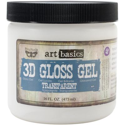Finnabair - Art Basics «3D Gloss Gel transparent» 16 oz