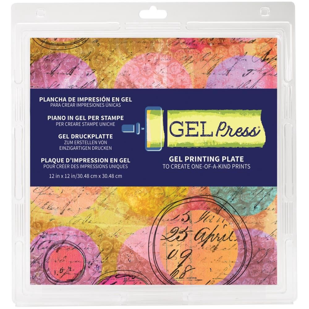 Gel Press - «Plaque à imprimer en gel 12 x 12»