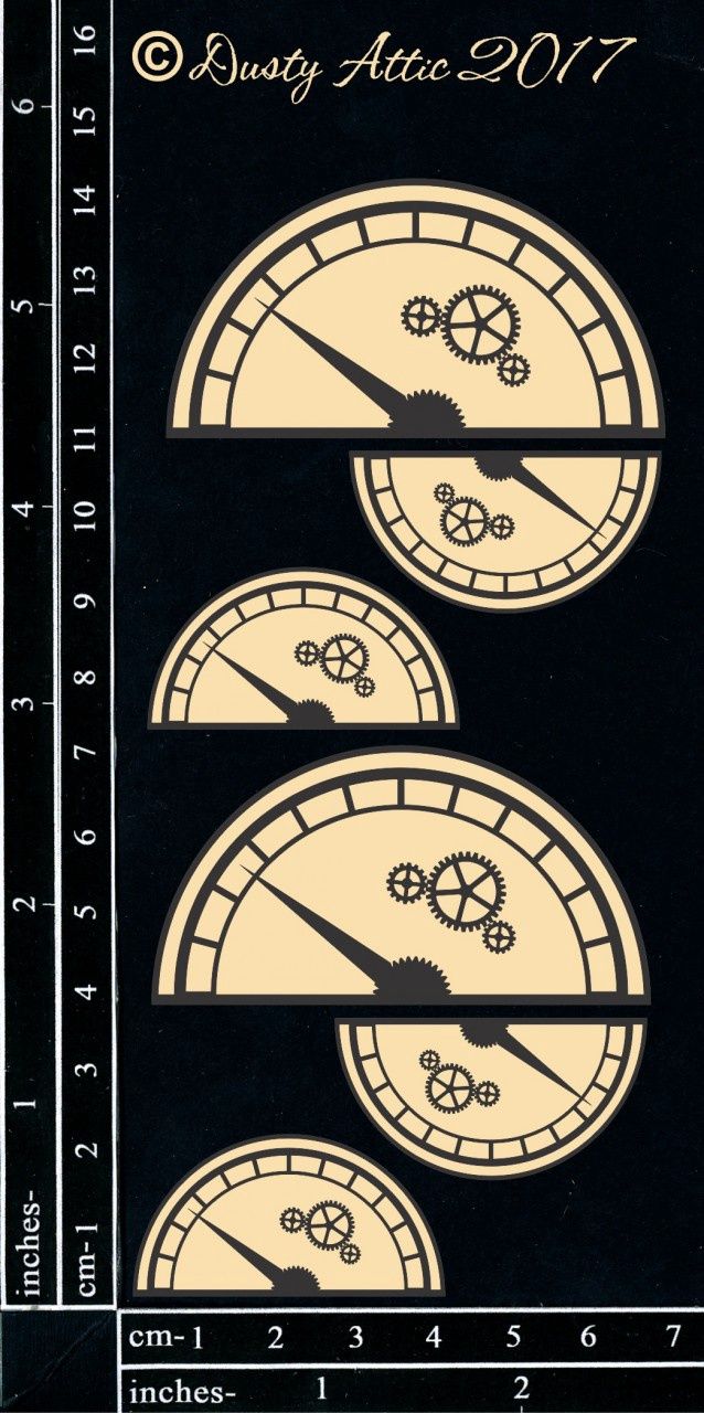 Dusty Attic - Chipboard Gauges