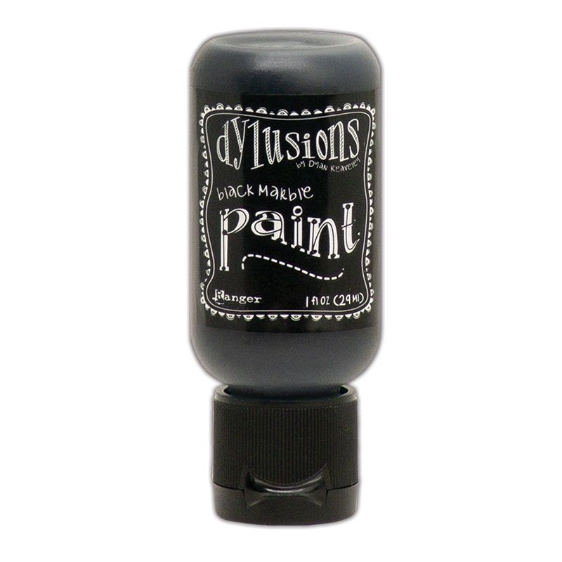 Dylusions - Peinture acrylique «Black Marble» 1oz