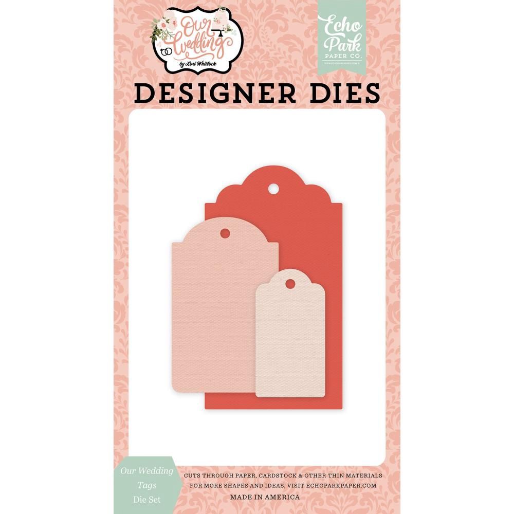 Echo Park - Dies Our Wedding Tags 3 pcs